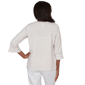 Womens Alfred Dunner Resort Living Tropical Stripe Blouse - image 2