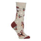 Womens Heat Holders(R) Ellen Festive Snowy Christmas Crew Socks - image 1