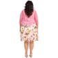 Plus Size Connected Apparel Crochet Jacket w/Print Dress - image 2