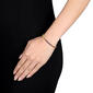 Gemstone Classics&#8482; Plated Silver Rose de France Tennis Bracelet - image 4