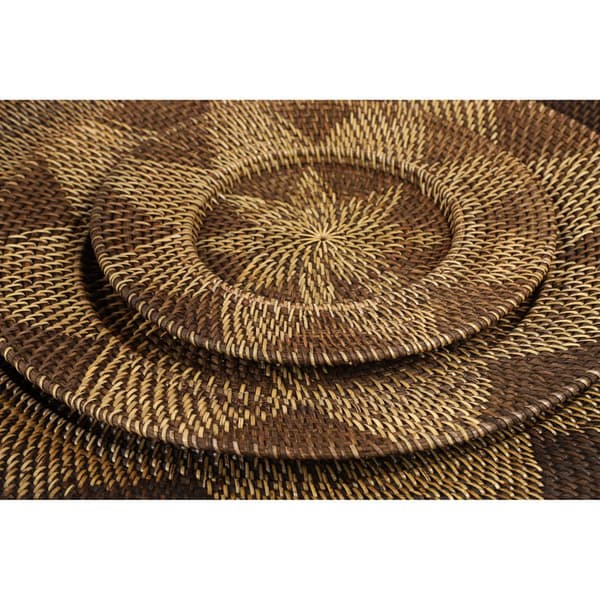 9th & Pike&#174; Round Wicker Basket Trays Wall D&#233;cor - Set of 3