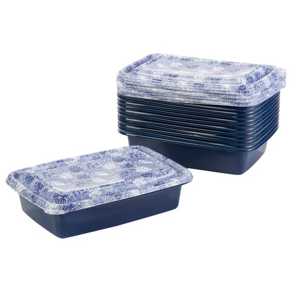Palm Print 24pc. Plastic Food Storage Containers - image 