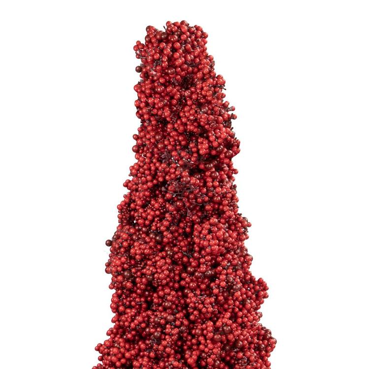Northlight Seasonal 50in. Berry Cone Potted Christmas Topiary