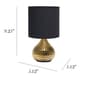 Simple Designs Hammered Gold Drip Mini Table Lamp - image 6