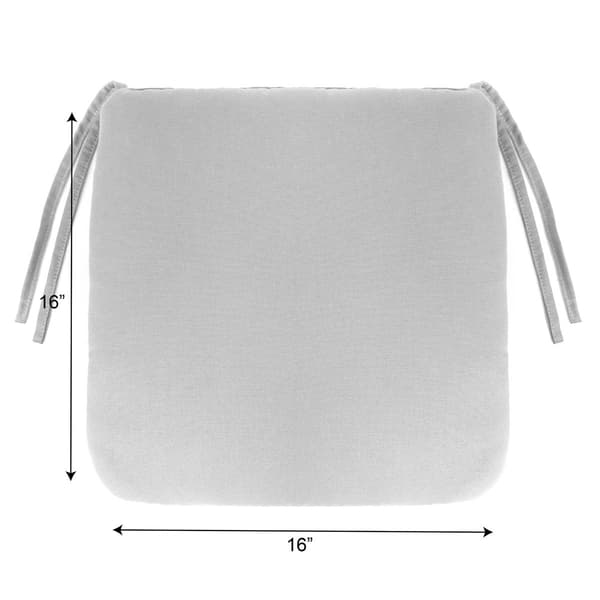 Jordan Manufacturing Geranium Floral Chair Pad Seat Cushion