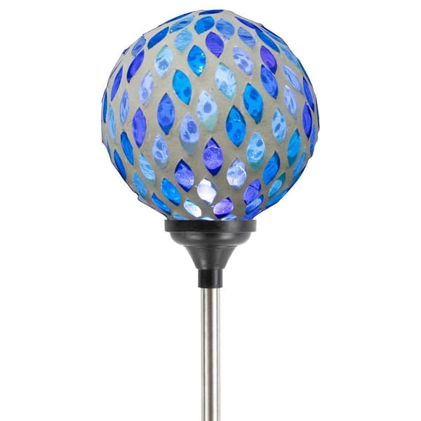 Northlight Seasonal Mosaic LED Pathway Markers - Set of 2