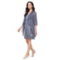Womens SLNY Floral Foil Cascade Open Jacket Dress - image 1