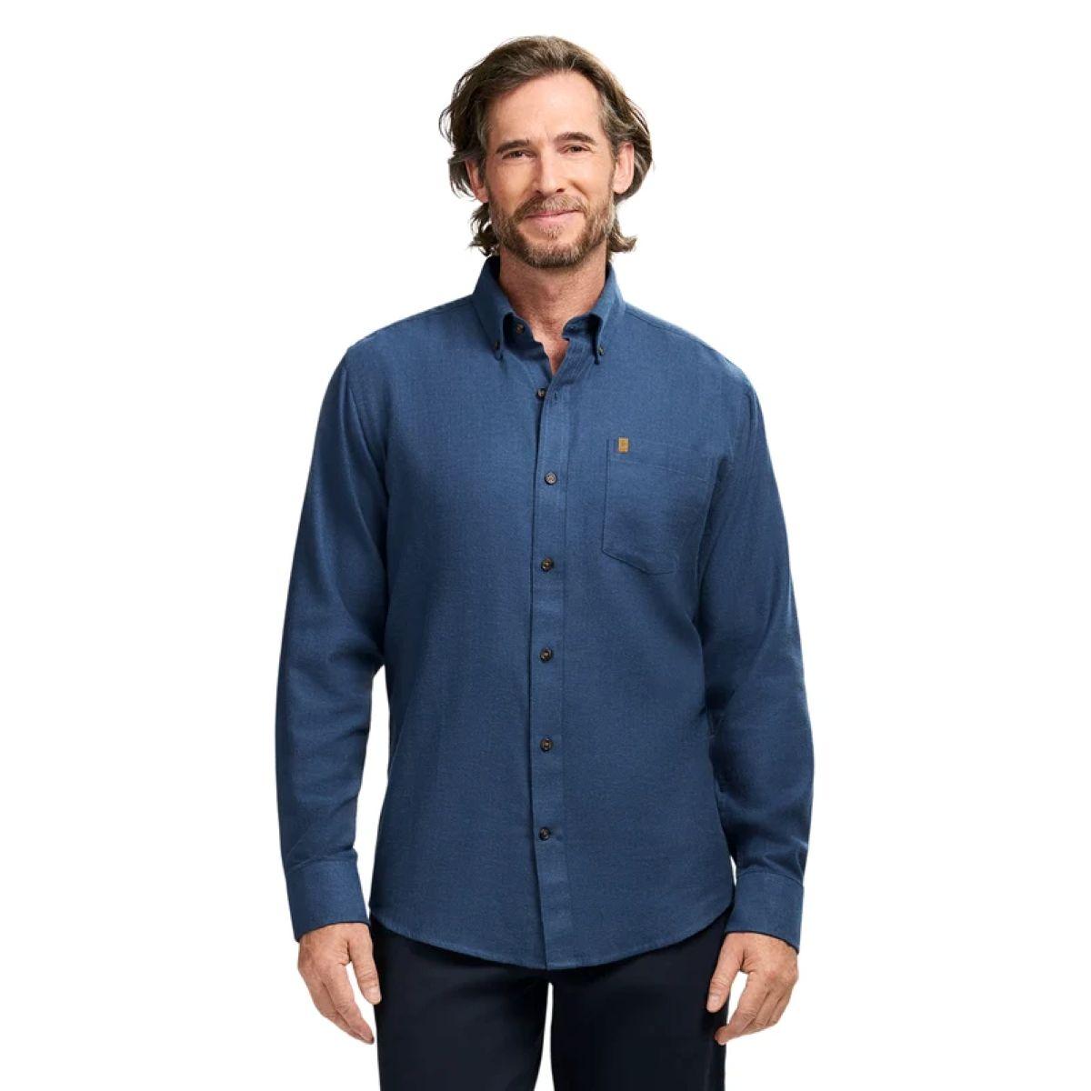 Mens IZOD(R) Long Sleeve Herringbone Flannel Shirt
