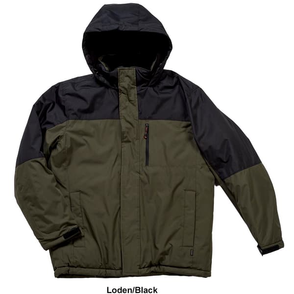 Mens Hawke & Co. Color Block Midweight Coat