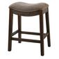 New Ridge Home Goods Sadie Weathered Wood Counter-Height Barstool - image 1