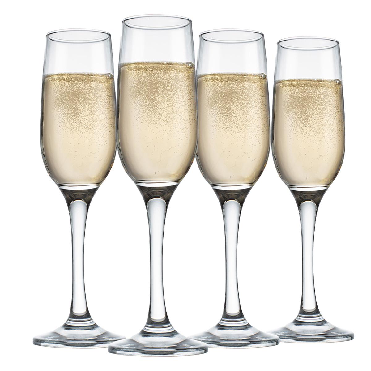 Home Essentials Basic Champagne Flutes - Set of 4