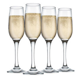 Home Essentials Basic Champagne Flutes -  Set of 4