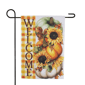 Northlight Pumpkins & Sunflowers Welcome Fall Harvest Garden Flag - image 3