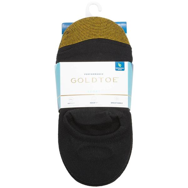 Womens Gold Toe(R) 6pk. Ultra Low Henley Tab Liner Socks - image 
