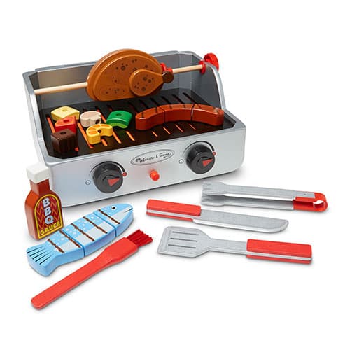 Melissa &amp; Doug(R) Rotisserie &amp; Grill Barbecue Set - image 