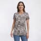 Womens Hasting & Smith Short Sleeve Tropical V Neck Tee - image 3