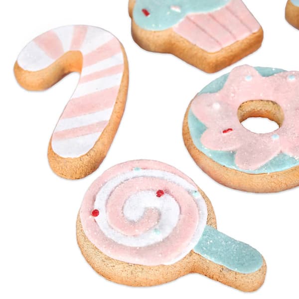 National Tree 8in. Pastel Gingerbread Ornaments