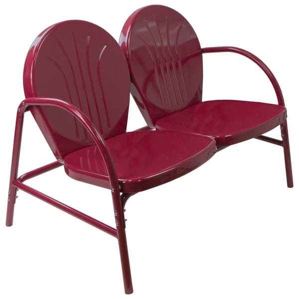 Northlight Seasonal 42in. Outdoor Retro Tulip Loveseat