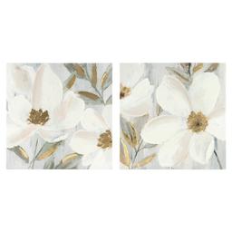 Artisan Home Sumptuous Floral Palette Canvas Wall Decor