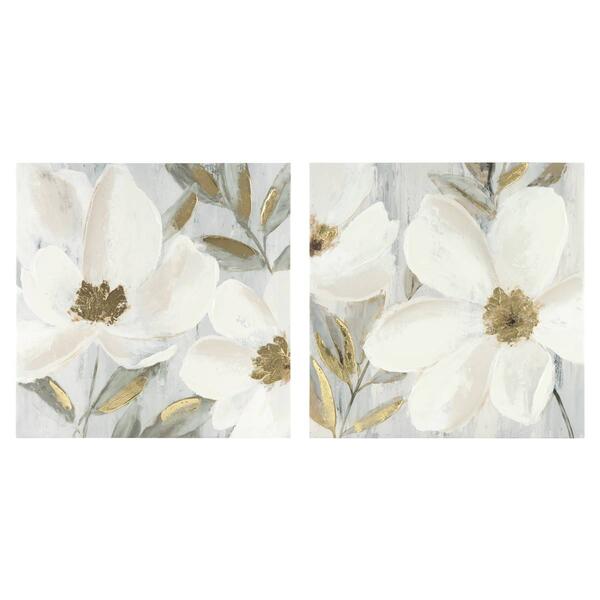 Artisan Home Sumptuous Floral Palette Canvas Wall Decor - image 