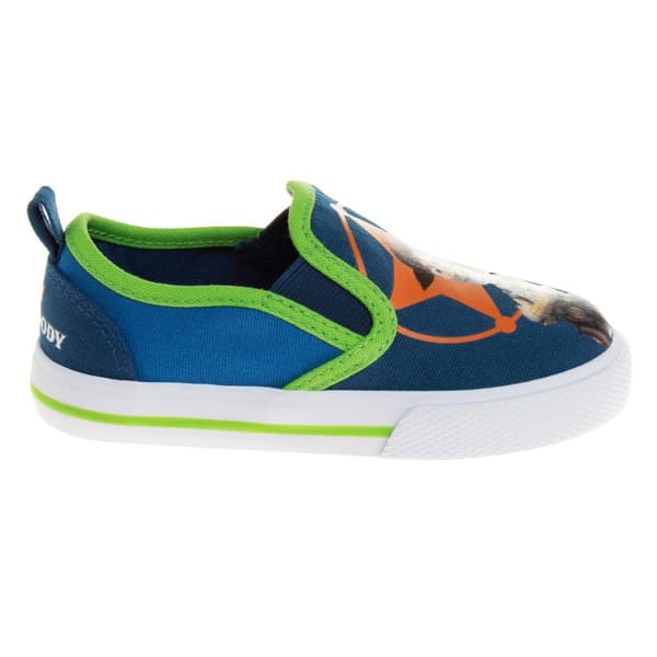Toddler Boys Disney Toy Story Slip On Canvas Fashion Sneakers