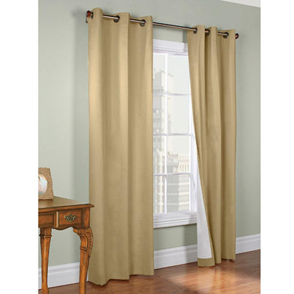 Weathermate Grommet Pair Curtains - Khaki - image 