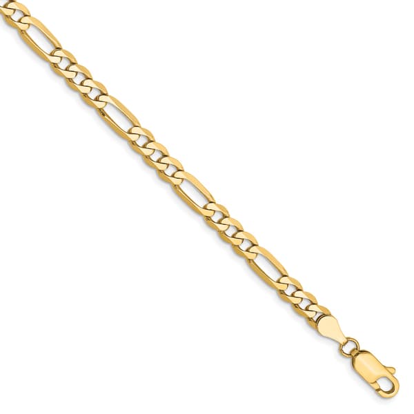 Gold Classics&#8482; 4.75mm. 14k Gold Flat Figaro Chain Necklace