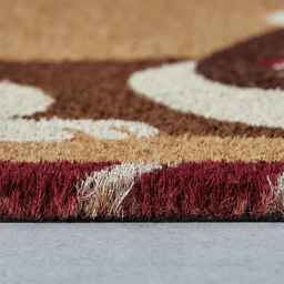 Hallmark Holiday Dog Multicolor Outdoor Coir Doormat