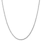 Gold Classics&#8482; 1.75mm. White Gold Diamond Cut Rope Anklet - image 2