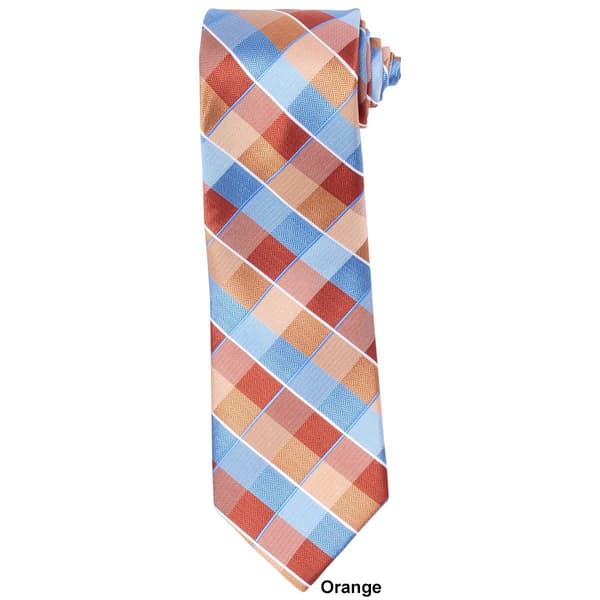 Mens John Henry® Brooklyn Plaid Tie