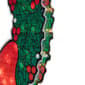 Northlight 15in. Holographic Christmas Wreath Window Silhouette - image 5