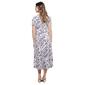 Petite Perceptions Short Sleeve Print Midi Dress - image 2
