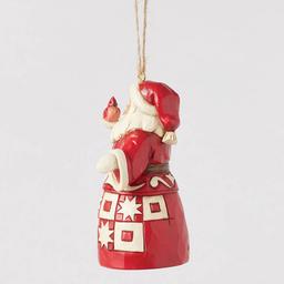 Jim Shore Nordic Noel Santa Hanging Christmas Ornament