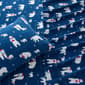 Freshfolds Cotton Navy Polar Bears Holiday 4pc. Flannel Sheet Set - image 3