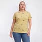 Plus Size Bonnie Evans Short Sleeve Tossed Butterflies Tee - image 1