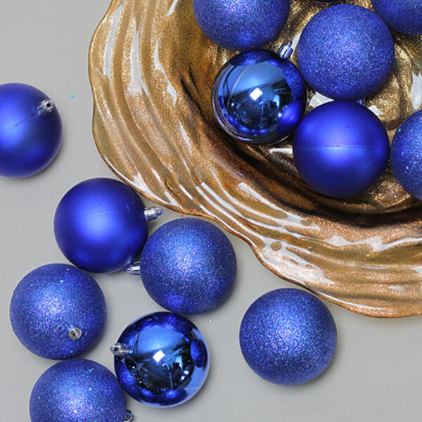 Northlight Seasonal 32pc. Shatterproof 4-Finish Ornaments - image 