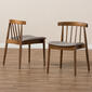 Baxton Studio Wyatt Dining Chairs - Set of 2 - image 2