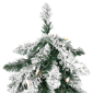 Northlight 5ft. Pre-Lit Pencil Flocked Alpine Christmas Tree - image 6