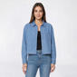 Womens Architect(R) Long Sleeve Denim Cropped Button Down - image 1