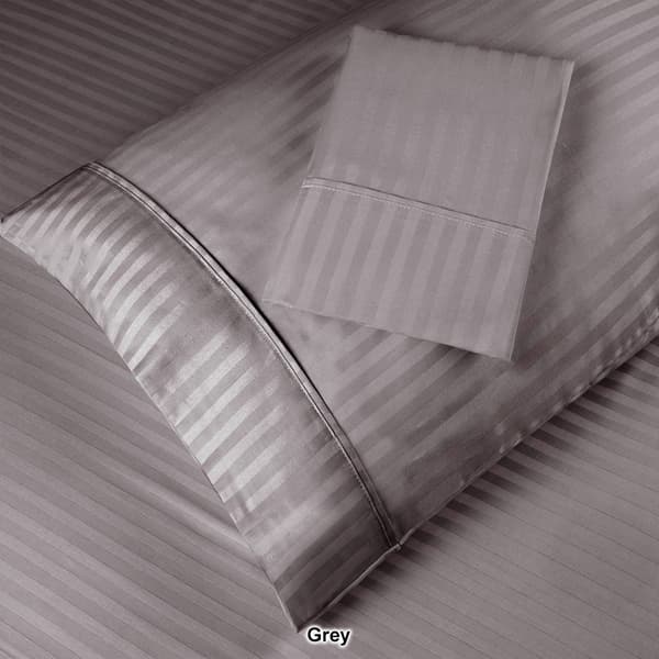 Superior 2pc. 400TC Egyptian Cotton Striped Pillowcases