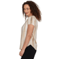 Womens Emaline Verde Grove II Short Sleeve Abstract Stripe Blouse - image 4