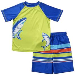 Boys ZeroXposur Surf Shorts/Swim Trunks, Size 5/6, Blue & Orange w