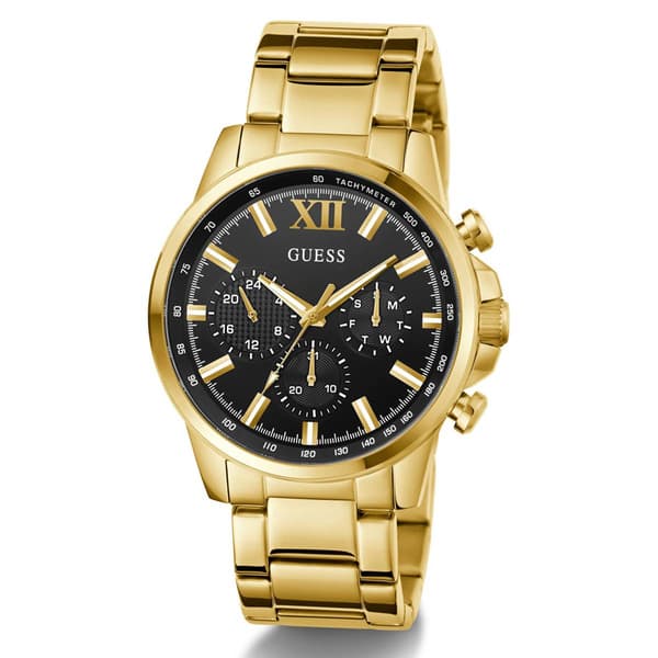 Mens GUESS Gold Tone Multi-Function Watch - GW0900G3