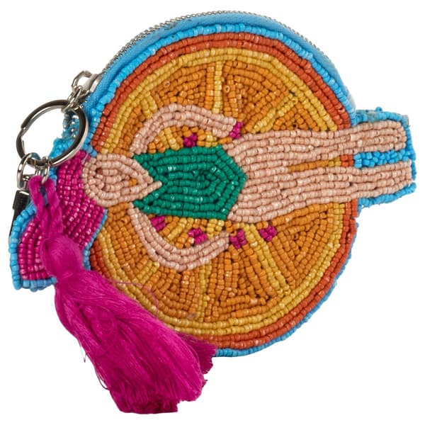 SOL and MER Beaded Coin Purse Fruit Float