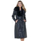 Womens Kenneth Cole Belted Faux Leather Trench Coat - image 1