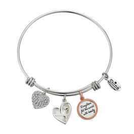 Shine Daughters Fill the World with Beauty Heart Bracelet