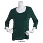 Womens Preswick & Moore&#174; 3/4 Sleeve Scoop Neck Solid Tee - image 16
