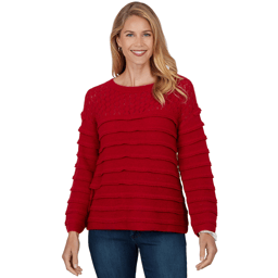 Womens Skyes the Limit Fashion Essentials Ruffled Sweater