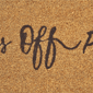 VCNY Home Shoes Off Please Outdoor Coir Doormat - image 3