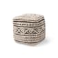 Baxton Studio Cronin Handwoven Hemp Pouf Ottoman - image 2
